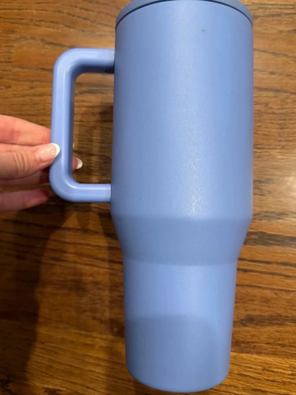 Hydrojug Large Handle Tumbler in Powder Blue 40 oz